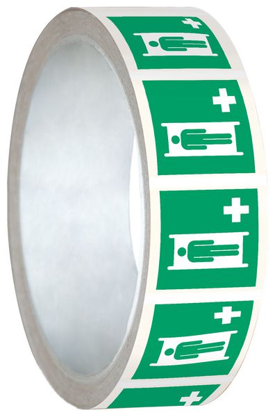 Cartello di salvataggio Scala d'emergenza, ISO 7010, plastica, fotolum