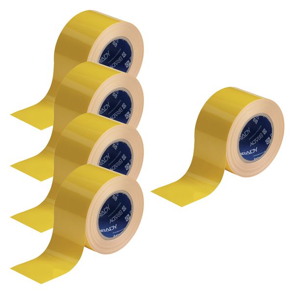 Ruban de marquage au sol - PVC - étanche - 5 rouleaux - usage intérieur Ruban de marquage au sol - PVC - étanche - 5 rouleaux - usage intérieur