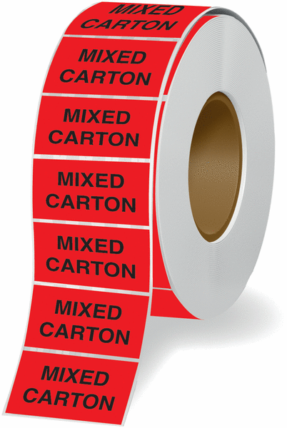 Mixed Carton Labels | Packaging Labels | Seton | Seton