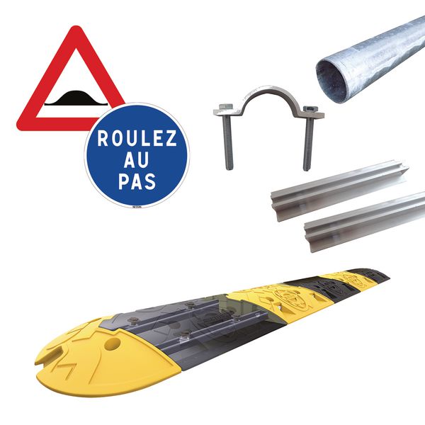 Panneau De Signalisation Parking - Dimensions 335x200 Mm - Épaisseur 5 Mm - Lot De 2 Pièces - Neuf Sans Emballage