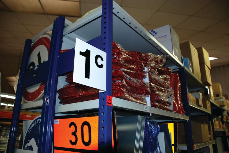 Pmdf Rack Marquage de rayonnage et identification rack stockage | Signals