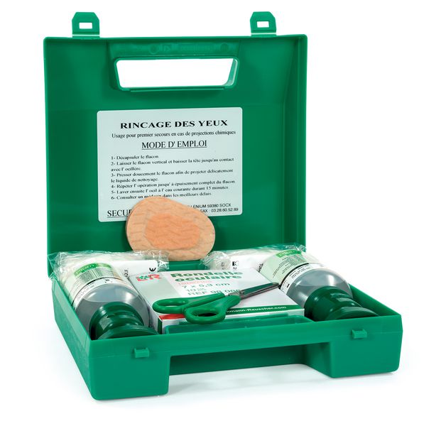 Coffret lavage oculaire Plum NaCl - Corps étrangers