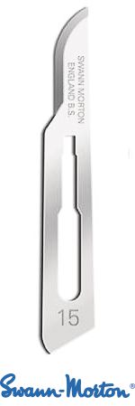 Lames de bistouri Swann-Morton compatibles manche n°3