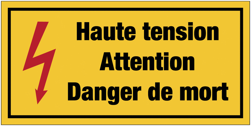 Panneaux danger électrique - Pictogramme électrocution | Seton