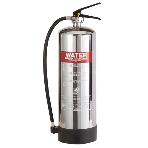Water Chrome Effect Fire Extinguishers Seton