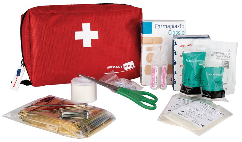 Trousse De Secours CATU Pour 5 Personnes - Agréée Chantier, Contenu Complet Premiers Secours