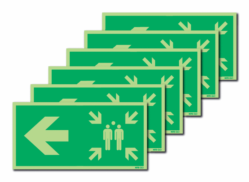 Photoluminescent Signs - Quality Glow in the Dark Signs | Seton