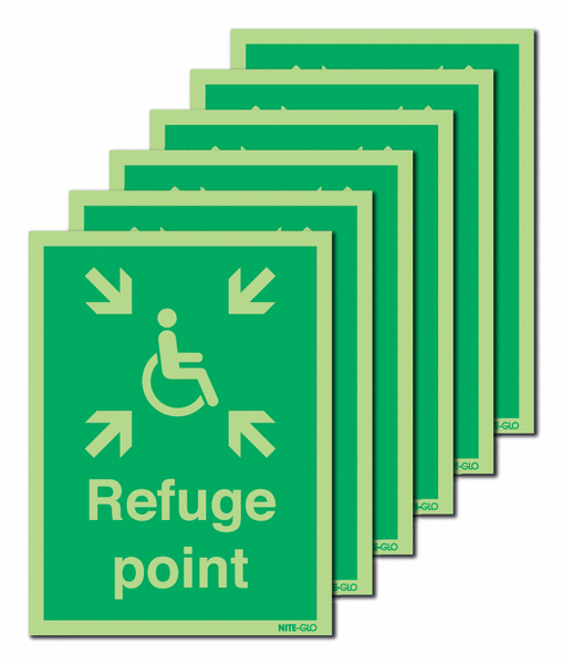 Relief Point Sign ISO Compliant, Expert-Rated UK “Refuge Point