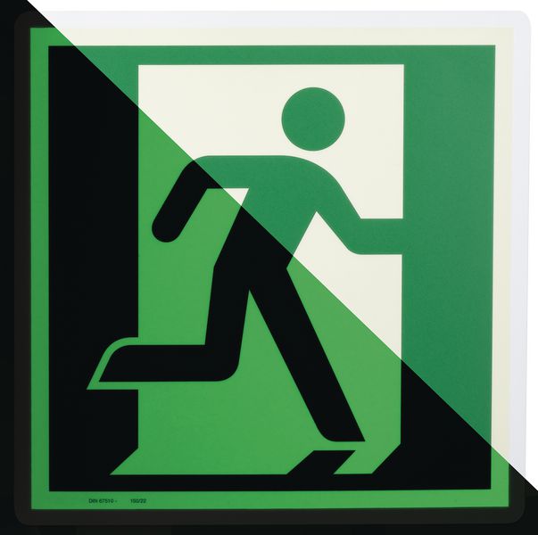 Uscita Sicurezza In Basso E002 1760 - Cartelli Da Cantiere, Stradali E Di Sicure - Foto 6