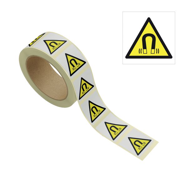 Magnetic Warning Sticker Hazard Warning Labels: Vinyl Safety Stickers - Workplace | Seton