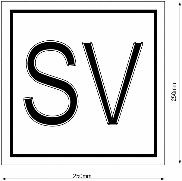 Targhe ADR SV “Safety Valve