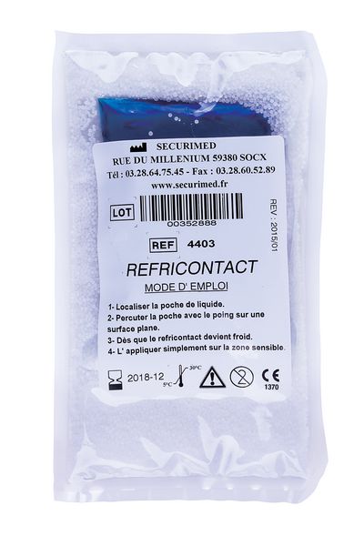 Poche de froid instantané Refricontact