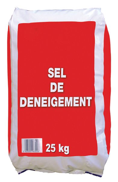 Sel de déneigement en sac de 25 kg