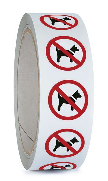 AUA SIGNALETIQUE – vietato ai cani P021-B