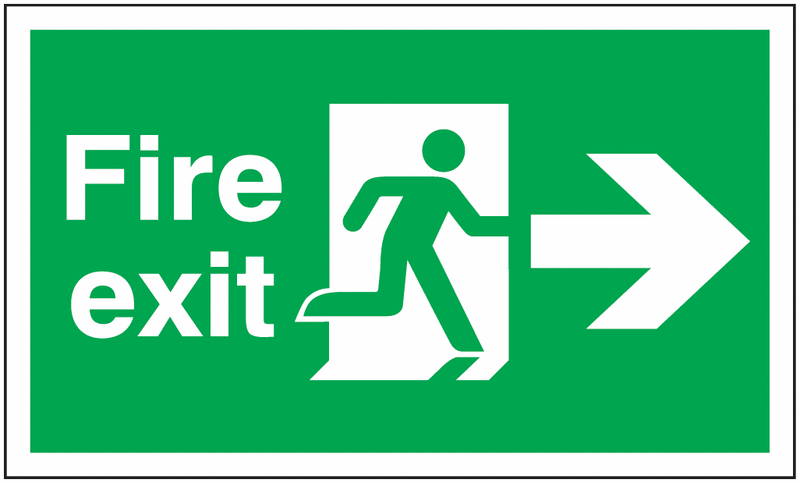 Top-Rated ISO Approved “Fire Exit Signs