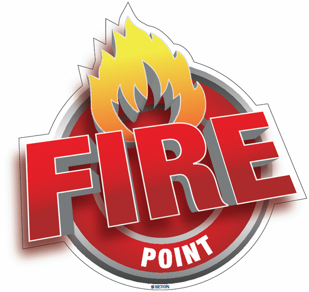 Fire Point 3D Floor Sign | Seton