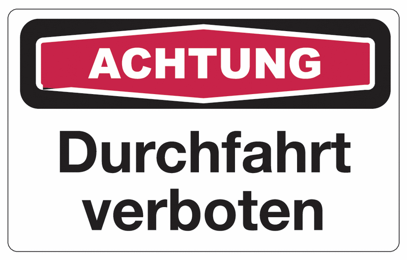 Schild Uferbereich Absturzgefahr Betreten verboten Warnschild 3 mm Alu- Verbund