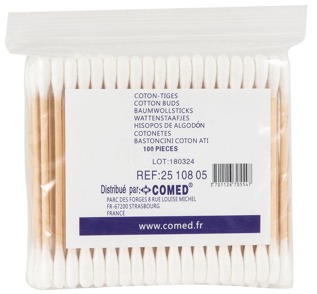 Coton-tiges+en+bois+jetables