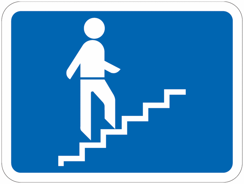 Overstep Sign Traffic Signs - Overbridge Steps. Zero-Fuss Delivery | Seton