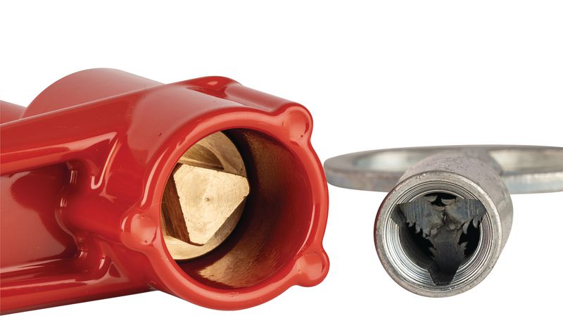 Cadenas POMPIER T14 Couillet Rouge - Serrure De Sécurité Renforcée