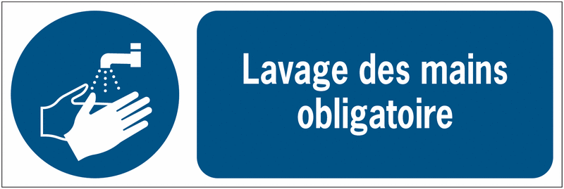 Aua Signalétique Schild 'Händedesinfektion Pflicht' - PVC 1,5 Mm Oder Alu-Dibond, 150x210 Mm