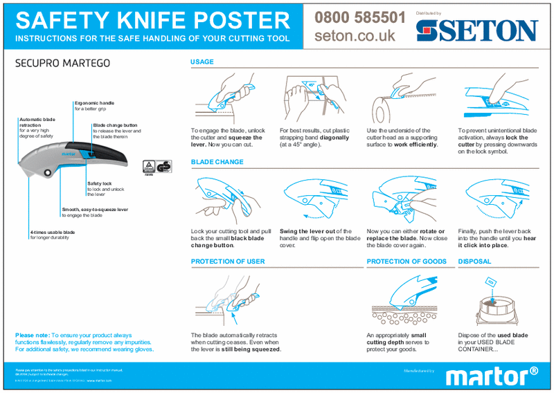 Standard Box Cutter Guide Box Cutter Instructions