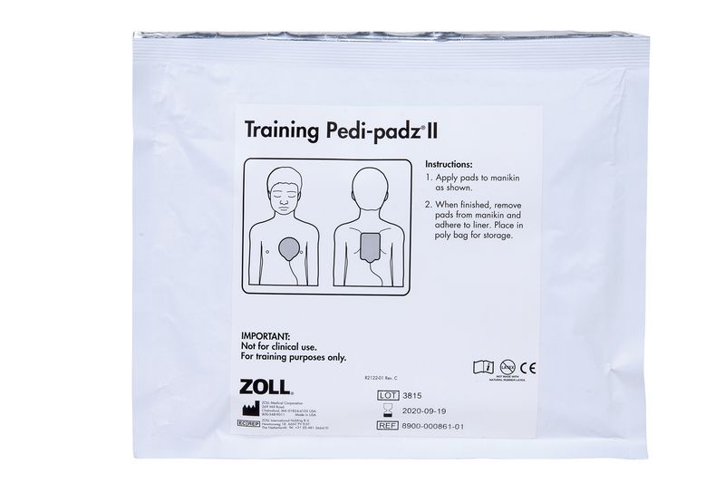 Electrodes pour défibrillateur de formation ZOLL AED Plus® Trainer 2