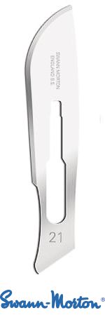 Lames de bistouri Swann-Morton compatibles manche n°4