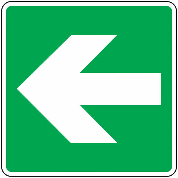 Panneau de signalisation d'intersection prioritaire à gauche - plastique - B4 150 mm