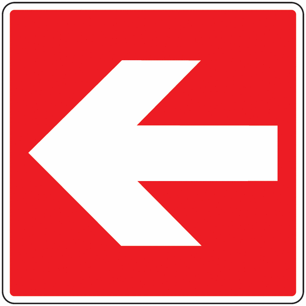 Panneau Parking Flèche Gauche - Aluminium 2mm 300x420mm Anti-UV - Signalisation Extérieure