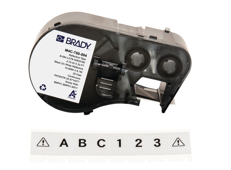 Etiquettes haute visibilité rétroréfléchissantes M511