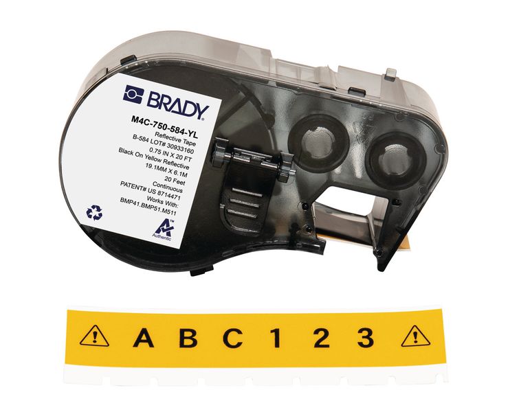 Etiquettes haute visibilité rétroréfléchissantes M511