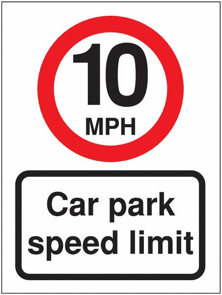 Maintain Site Safety with our Speed Limit Signs | Seton