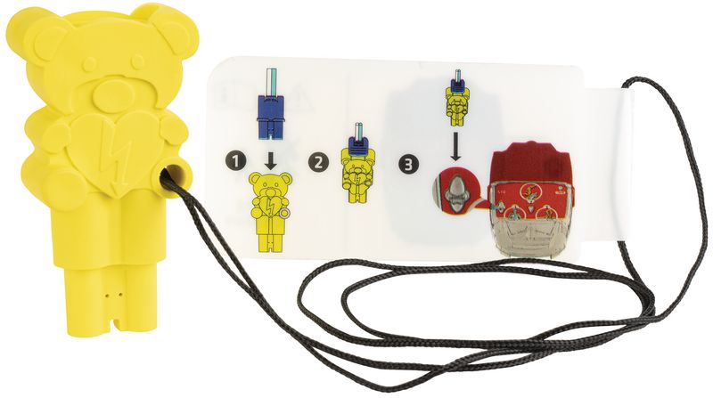 Clé pédiatrique pour défibrillateur Fred PA-1 et Fred PA-1 Online