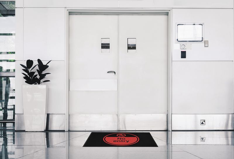No Entry Highly Visible Mats | Seton