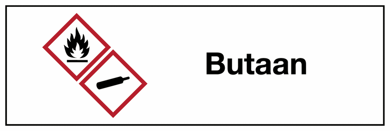 GHS-labels - Butaan - GHS02/GHS04 | Seton