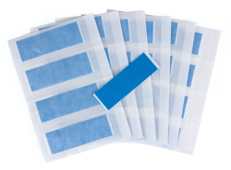 Steroplast Sterochef - Cerotti Blu Rilevabili Dal Metallo, Assortiti E Sterili - 100 Pezzi