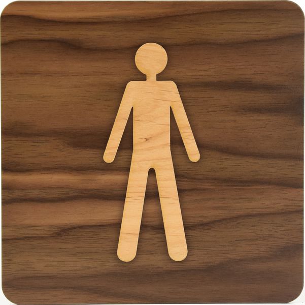 SEGNALETICA TOILETTE AMBULANTE Raso Inox Porta Autoadesiva EUR 22,19 - IT