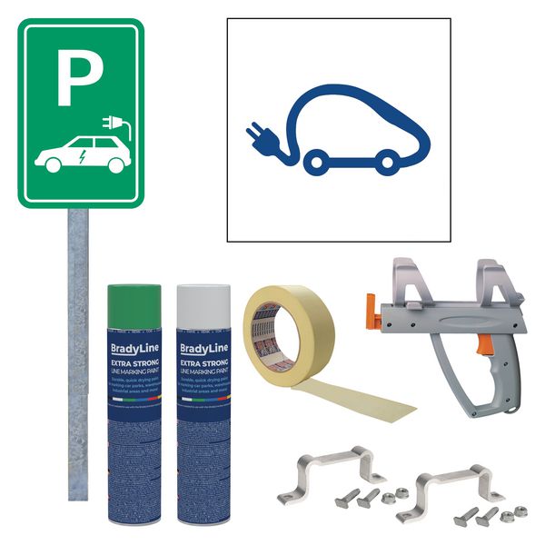 VSafety Cartello Parcheggio Privato - 400x300 Mm - Plastica Rigida 1 Mm Con Scritta 'Private Car Park'