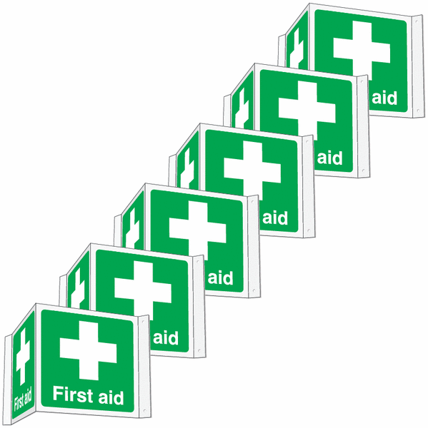 First Aid Projecting '3D' Sign | Seton