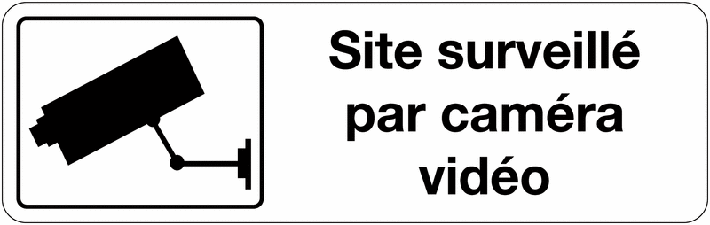 Señal De Videovigilancia Adhesiva De Aluminio - 2 Piezas 15x15 Cm, Resistente A UV E Impermeable