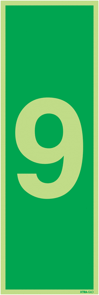 Xtra-Glo Number 9 Signs | Seton