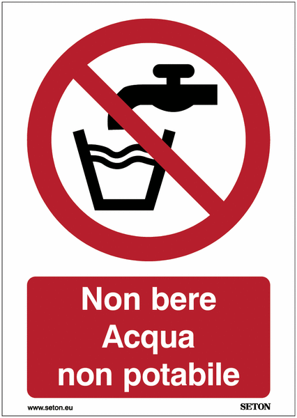 Cartello in vinile autoadesivo, 12 pezzi, formato A5, 148 x 210 mm, per proibizione