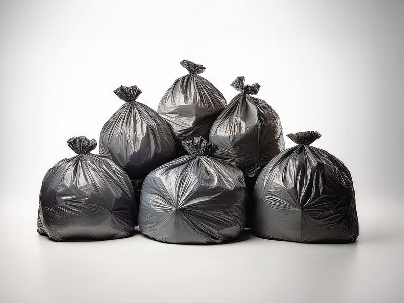 Teivio Lot De 110 Sacs Poubelle Solides De 3,8 L (convient Pour 3,8 à 4,8 L) - Sacs Poubelle Solides Pour La Maison, Le Bureau, La Cuisine (noir