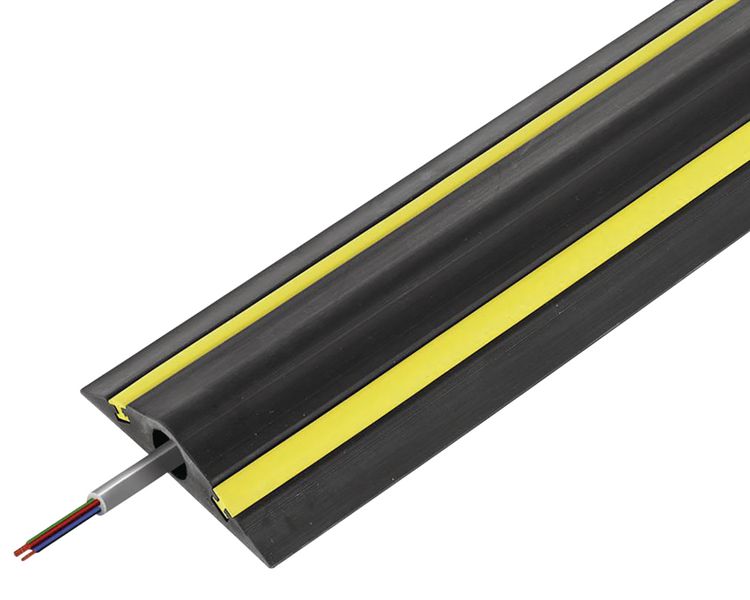 Passacavi Per Moquette Ufficio - Nero, 6m Totali, Protezione Cavi Antiscivolo E Riutilizzabile - Foto 6