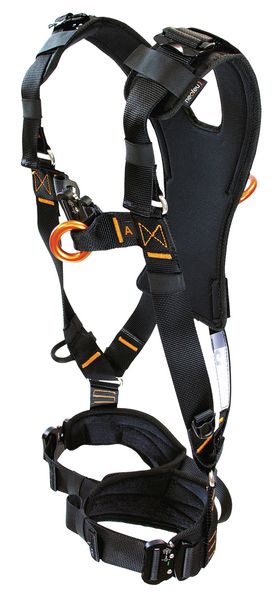 Harnais De Sécurité Homme Anti-Chute 5 Points - Ceinture Sécurité Élagage Chasse Avec Boucles Réglables 80-150cm