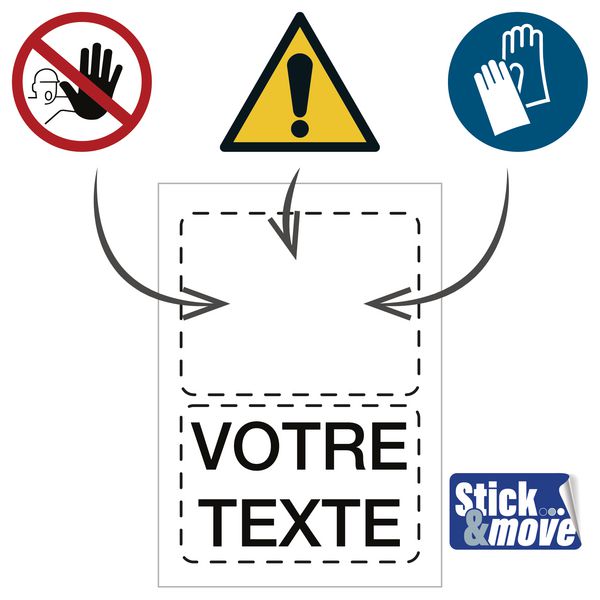 Panneaux danger pour les mains et risque de blessures | Seton