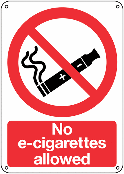 No E-Cigarettes Allowed Signs | Seton No E-Cigarettes Allowed Signs | Seton