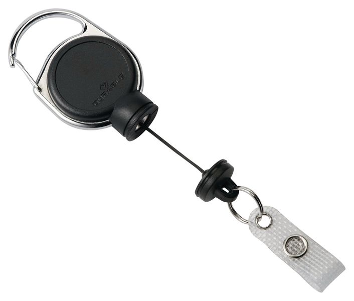 SAMSFX Aluminium Visserstang, haakverwijderaar, gevlochten vislijnsnijder met spiraalkoord, vliegvissen knooptool met oprolmechanisme (grijs en rood handvat 18 cm splitring neus, vissersknoop