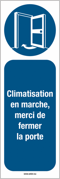 Panneau Et Autocollant Climatisation En Marche Seton panneau-et-autocollant-climatisation-en-marche-seton